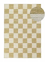 Tapete de lã - Dundee (amarelo/branco)