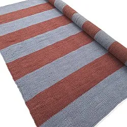 Tapete de lã - Garine (azul/vermelho)