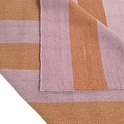Tapete de lã - Garine (laranja/rosa)