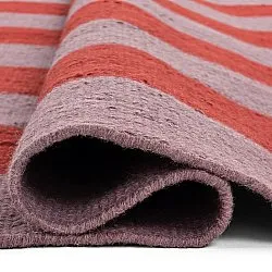 Tapete de lã - Garine (rosa/vermelho)