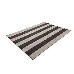 Tapete de lã - Garine (preto/bege)