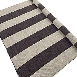 Tapete de lã - Garine (preto/bege)