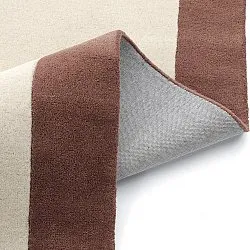 Tapete de lã - Gaya Hand Tufted Wool Premium (creme/castanho)