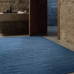 Tapete de lã - Hamilton (azul-marinho)
