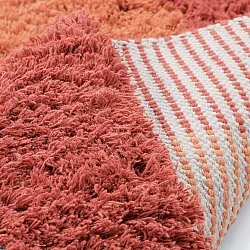 Tapete de lã - Khenifra Handknot Wool Premium (laranja/vermelho)