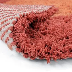 Tapete de lã - Khenifra Handknot Wool Premium (laranja/vermelho)