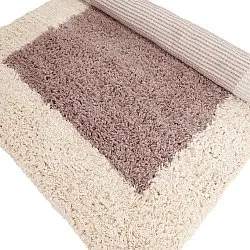 Tapete de lã - Khenifra Handknot Wool Premium (taupe/creme)