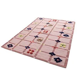 Tapete de lã - Lausanne Flatweave Tufted Premium (rosa)