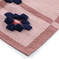 Tapete de lã - Lausanne Flatweave Tufted Premium (rosa)