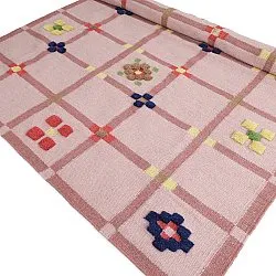 Tapete de lã - Lausanne Flatweave Tufted Premium (rosa)
