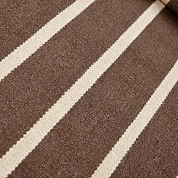 Tapete de lã - Luton (natural/taupe escuro)