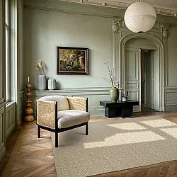 Tapete de lã - Monastir (bege/branco)