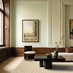 Tapete de lã - Monastir (bege/branco)