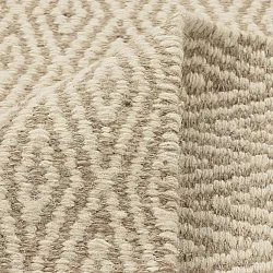 Tapete de lã - Monastir (bege/branco)