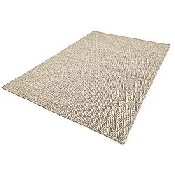 Tapete de lã - Monastir (cinza/branco)