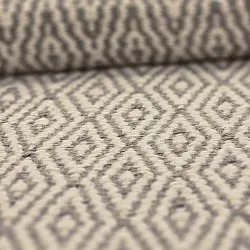 Tapete de lã - Monastir (cinza/branco)