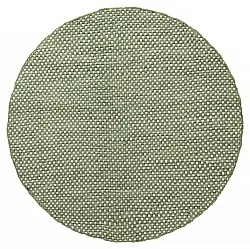 Tapete redondo - Ovelia (verde/branco)