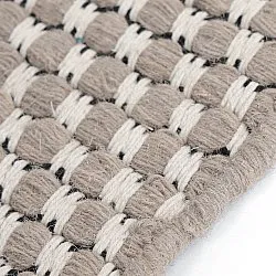 Tapete de lã - Ovelia (taupe/branco)