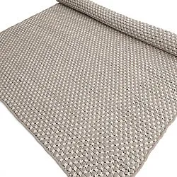 Tapete de lã - Ovelia (taupe/branco)