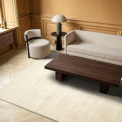 Tapete de lã - Rozel Handloom Wool Premium (creme)