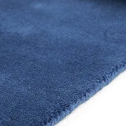 Tapete de lã - Rozel Handloom Wool Premium (azul-marinho)