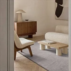 Tapete de lã - Rozel Handloom Wool Premium (taupe claro)