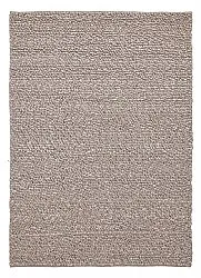 Tapete de lã - Sala Irregular Wool Bubble (taupe/branco mescla)