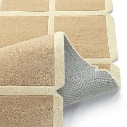 Tapete de lã - Syl Hand Tufted Wool Premium (bege/creme)