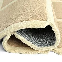 Tapete de lã - Syl Hand Tufted Wool Premium (bege/creme)
