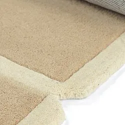 Tapete de lã - Syl Hand Tufted Wool Premium (bege/creme)