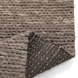 Tapete de lã - Talvia Braided Wool (marrom/bege)