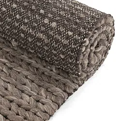 Tapete de lã - Talvia Braided Wool (marrom/bege)