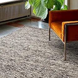 Tapete de lã - Talvia Braided Wool (cinza escuro)
