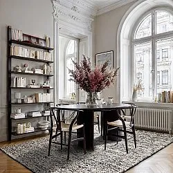 Tapete de lã - Talvia Braided Wool (cinza escuro)