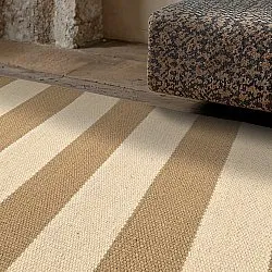 Tapete de lã - Torquay (branco/bege)