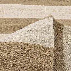 Tapete de lã - Torquay (branco/bege)