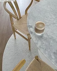 Tapete redondo - Sunayama (branco)