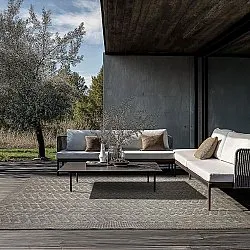 Tapete para interior e exterior - Aria (cinza)