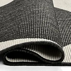 Tapete para interior e exterior - Aurora (preto/branco)