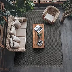 Tapete para interior e exterior - Bennett (preto)