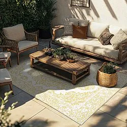 Tapete para interior e exterior - Boyd (amarelo)