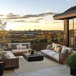 Tapete para interior e exterior - Caldwell (bege)