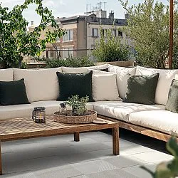 Shaggy Indoor/Outdoor - Carlisle (bege)