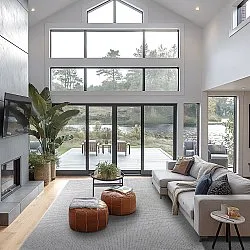 Tapete para interior e exterior - Tromsø (marrom)