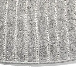 Tapete redondo - Indoor/Outdoor Devon (cinza)