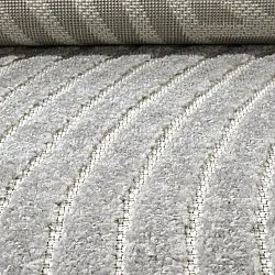 Tapete redondo - Indoor/Outdoor Devon (cinza)