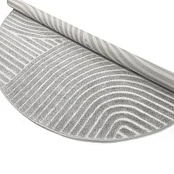 Tapete redondo - Indoor/Outdoor Devon (cinza)
