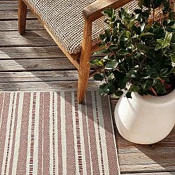 Tapete para interior e exterior - Ethan (laranja)