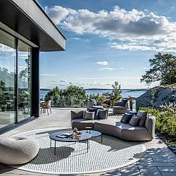 Tapete redondo - Tromsø (verde)