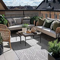 Tapete para interior e exterior - Harvey (cinza)